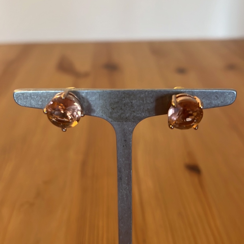 Kate spade peach studs